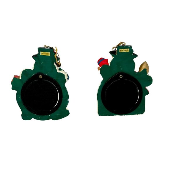 Vintage Windsor‎ Collection Snowman Christmas Ornament Photo Frames -  Set Of 2 - Picture 2 of 6